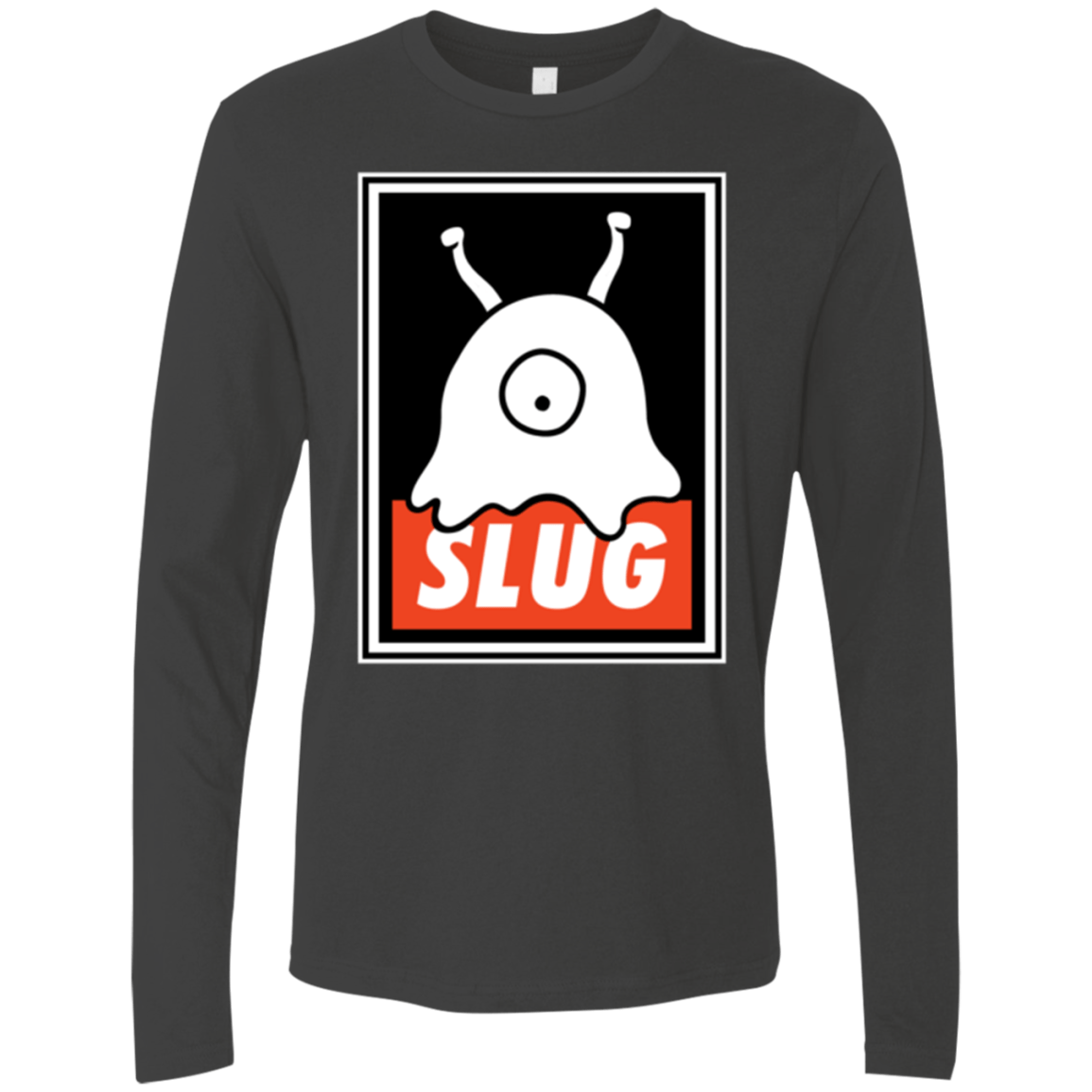 T-Shirts Heavy Metal / Small Slug Men's Premium Long Sleeve