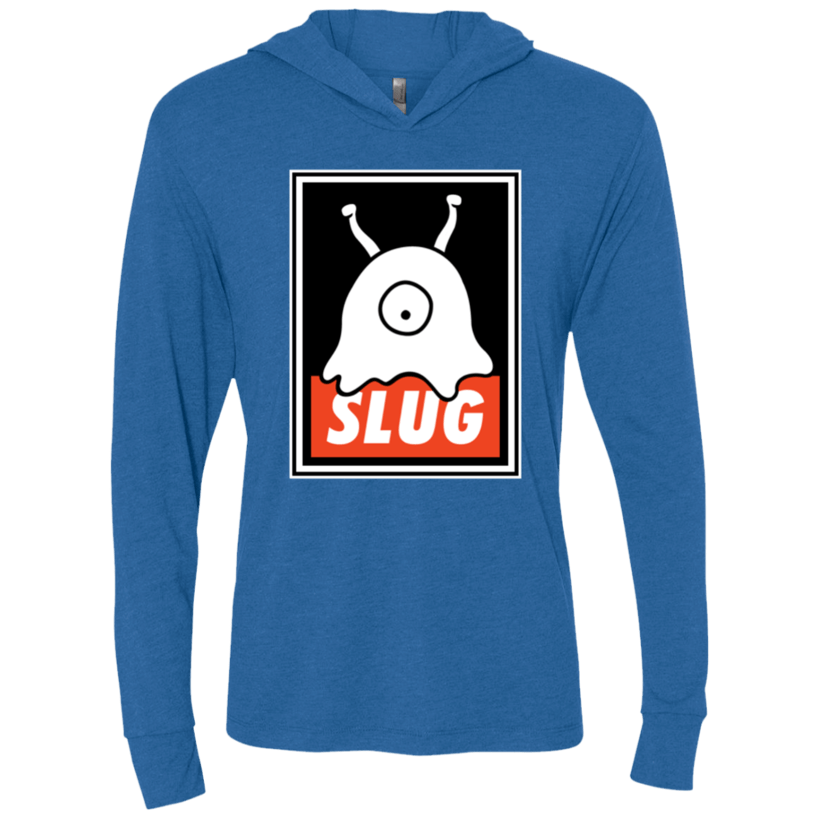 T-Shirts Vintage Royal / X-Small Slug Triblend Long Sleeve Hoodie Tee