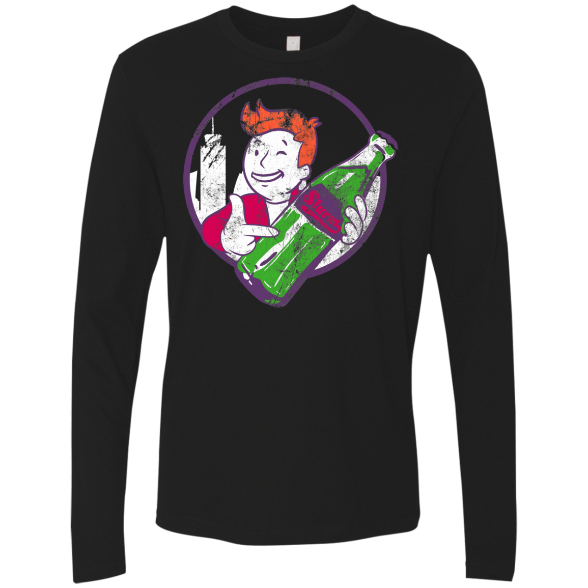 T-Shirts Black / Small Slurm Cola Men's Premium Long Sleeve