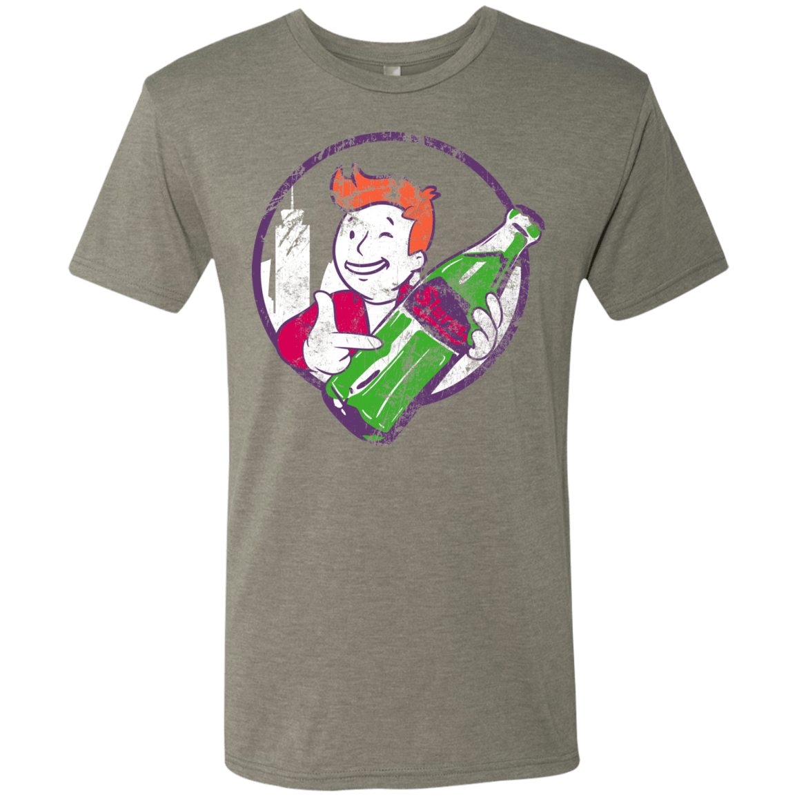 T-Shirts Venetian Grey / Small Slurm Cola Men's Triblend T-Shirt