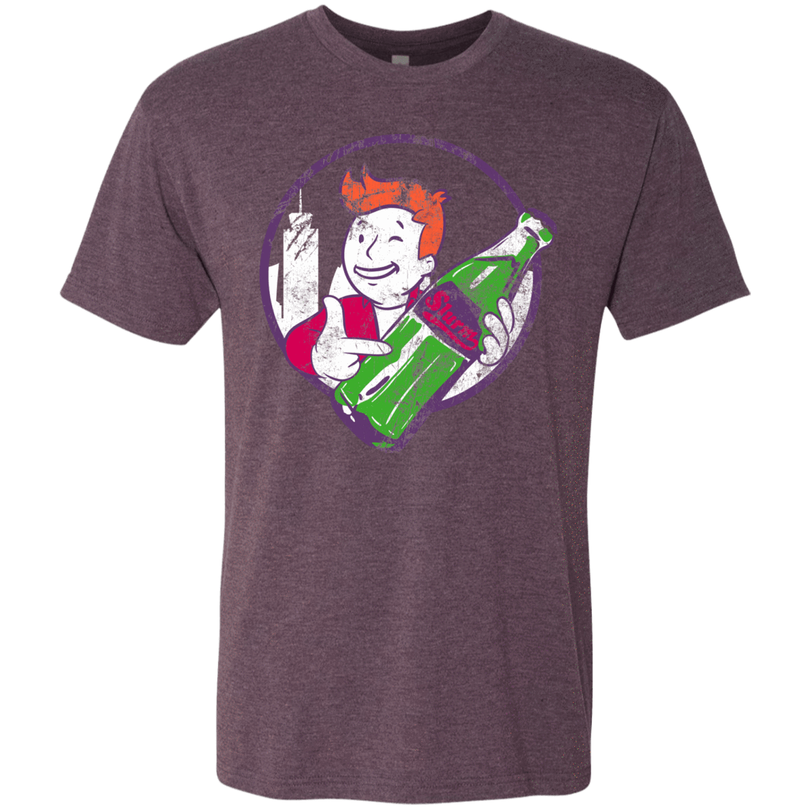 T-Shirts Vintage Purple / Small Slurm Cola Men's Triblend T-Shirt