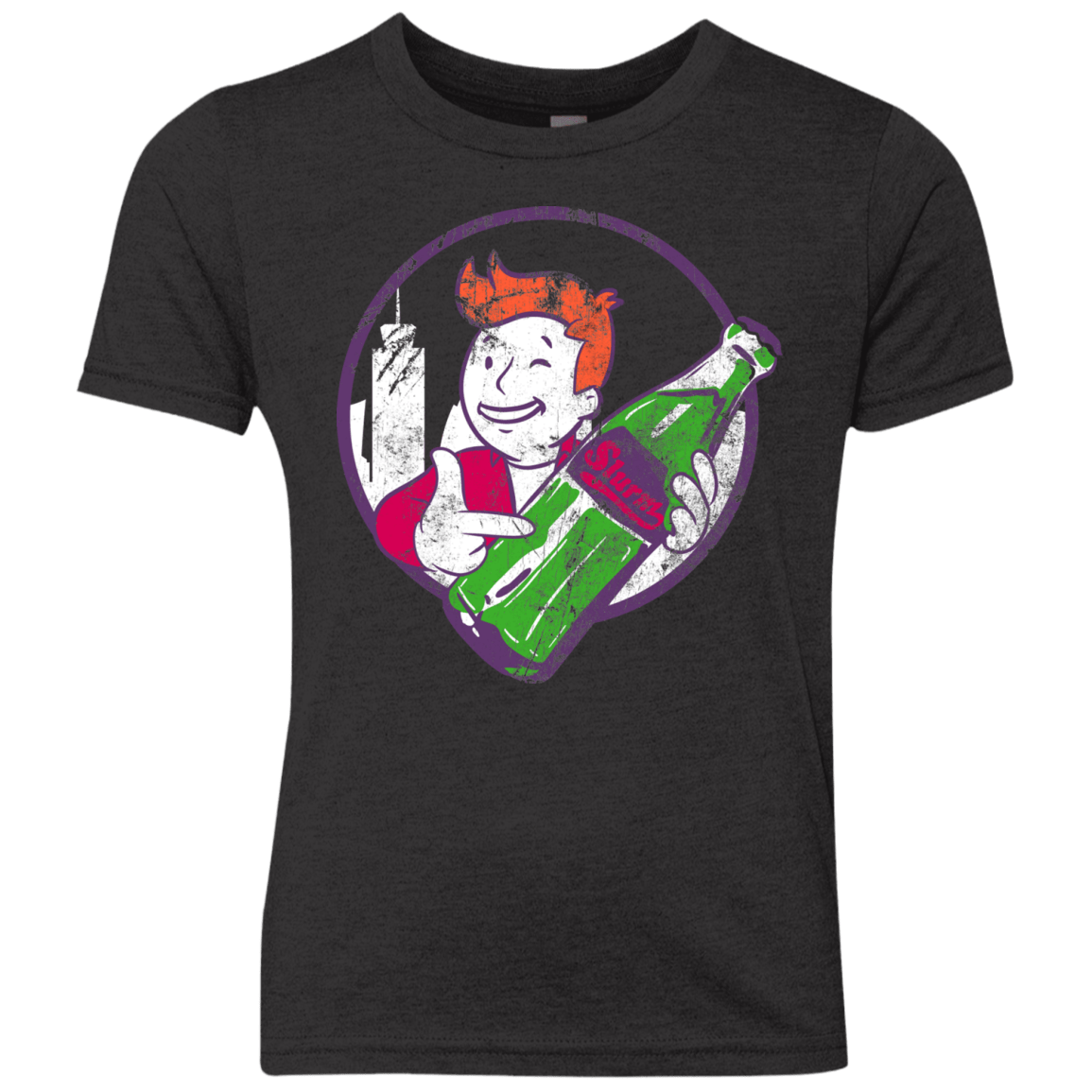 T-Shirts Vintage Black / YXS Slurm Cola Youth Triblend T-Shirt