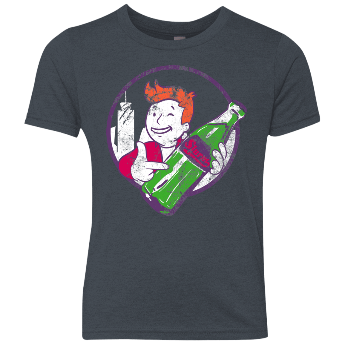 T-Shirts Vintage Navy / YXS Slurm Cola Youth Triblend T-Shirt