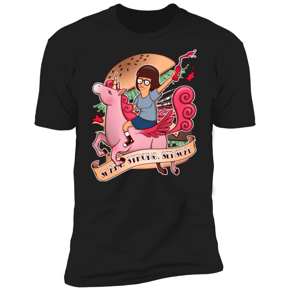 T-Shirts Black / S Smart Strong Sensual Men's Premium T-Shirt