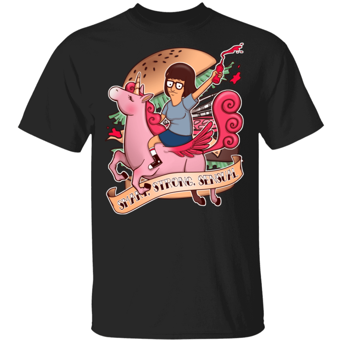 T-Shirts Black / S Smart Strong Sensual T-Shirt