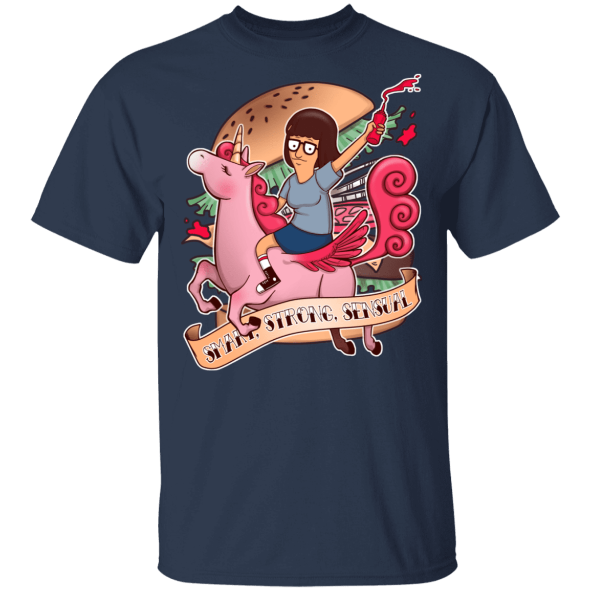 T-Shirts Navy / S Smart Strong Sensual T-Shirt