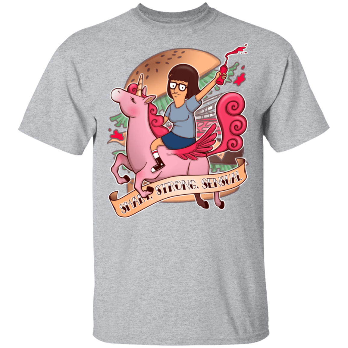 T-Shirts Sport Grey / S Smart Strong Sensual T-Shirt