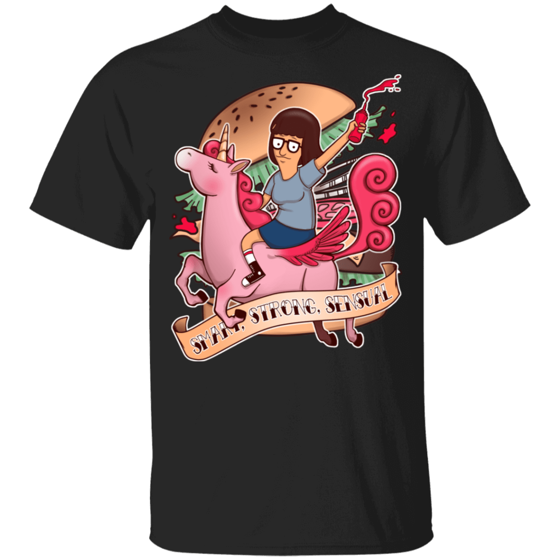 T-Shirts Black / YXS Smart Strong Sensual Youth T-Shirt