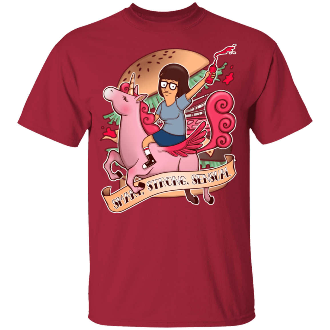 T-Shirts Cardinal / YXS Smart Strong Sensual Youth T-Shirt