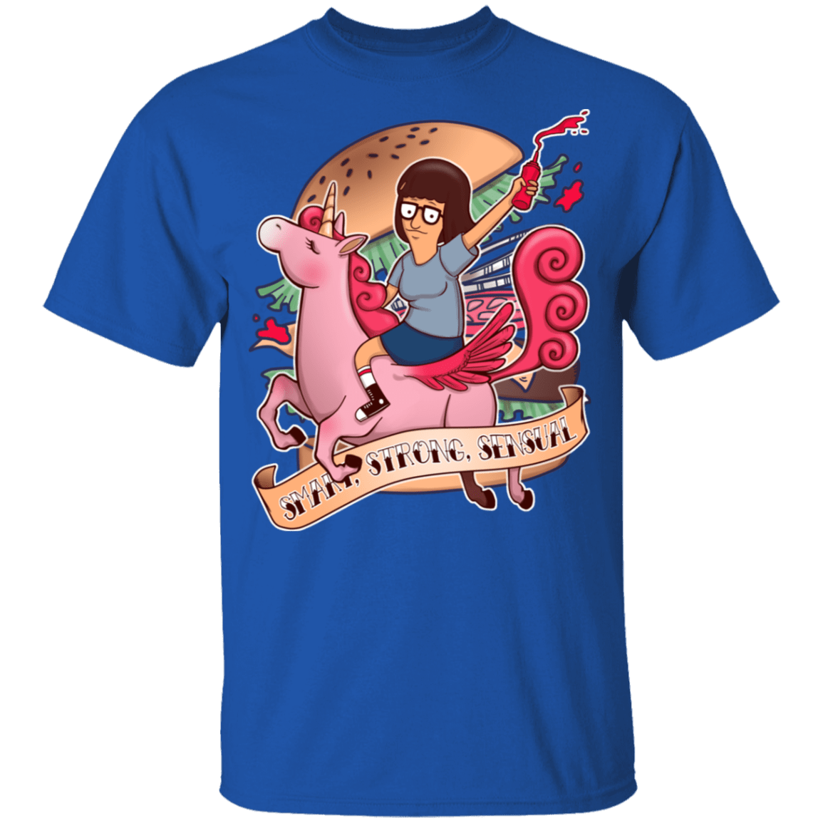 T-Shirts Royal / YXS Smart Strong Sensual Youth T-Shirt