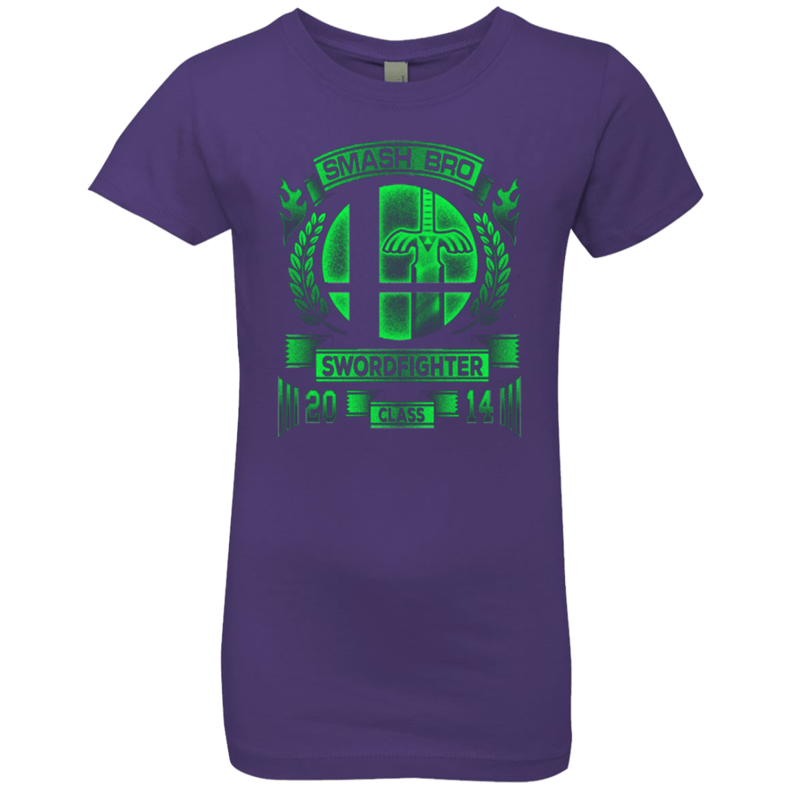 T-Shirts Purple Rush / YXS Smash bros Swordfighter Girls Premium T-Shirt