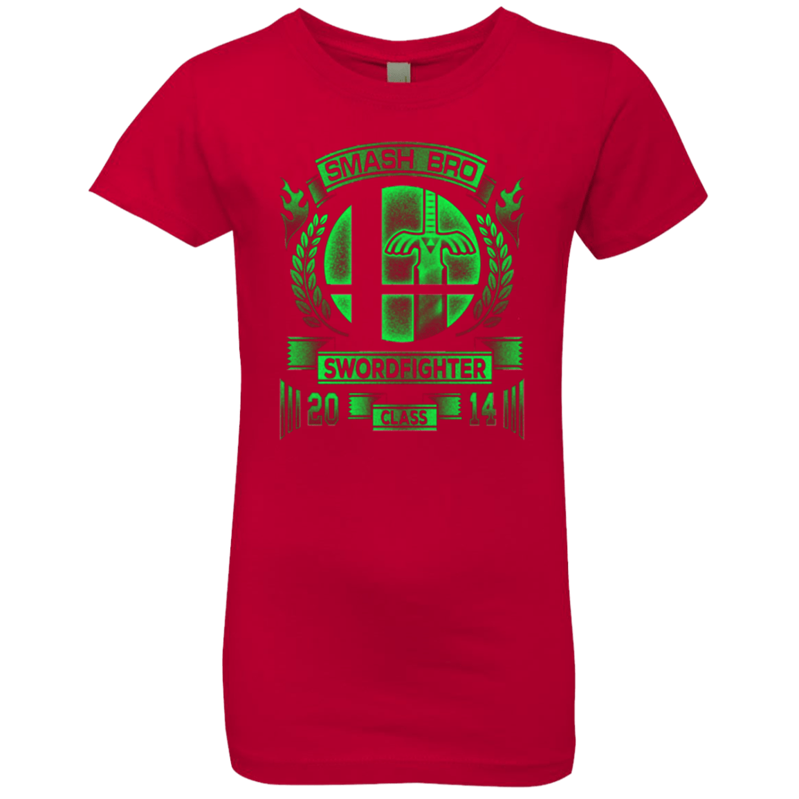 T-Shirts Red / YXS Smash bros Swordfighter Girls Premium T-Shirt