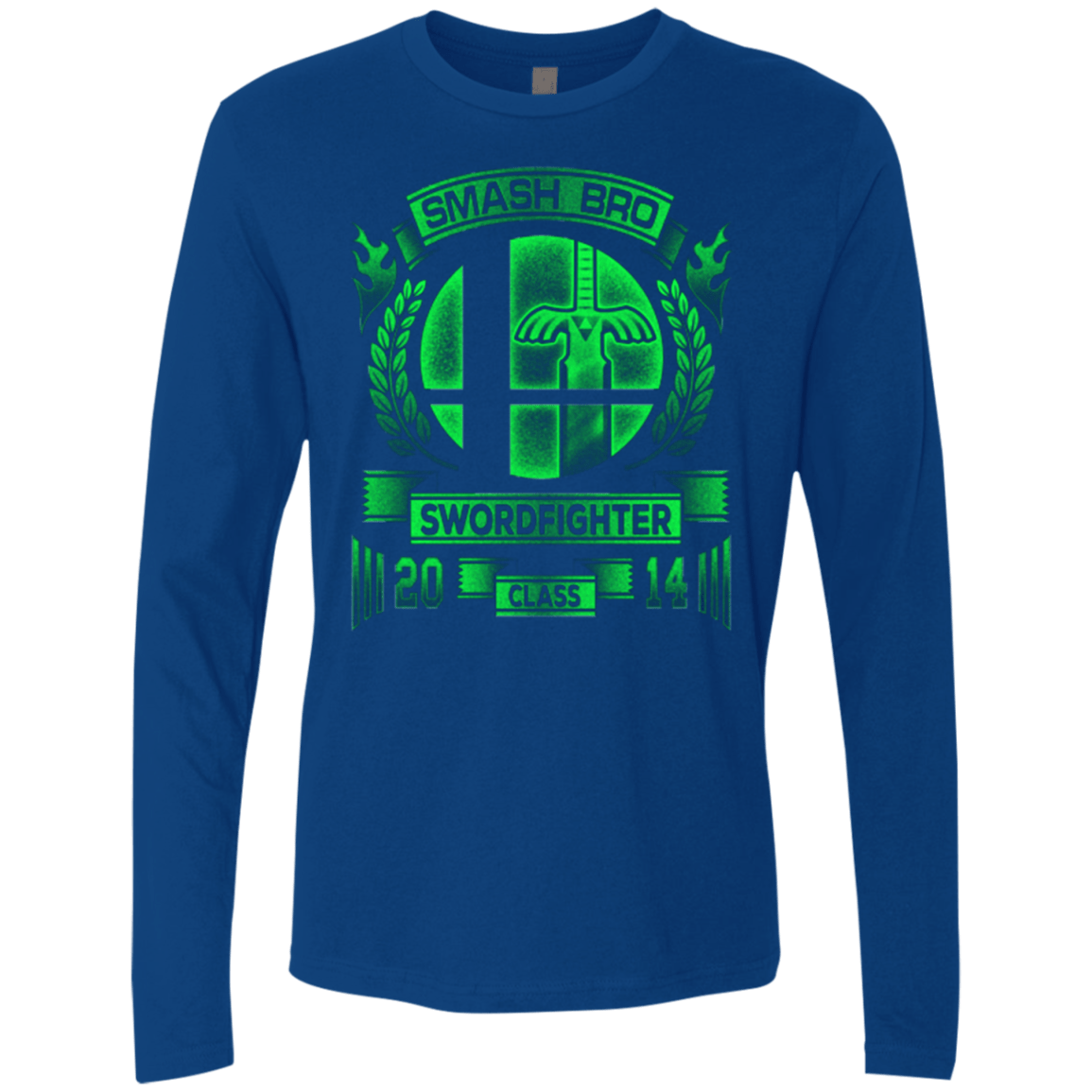 T-Shirts Royal / Small Smash bros Swordfighter Men's Premium Long Sleeve
