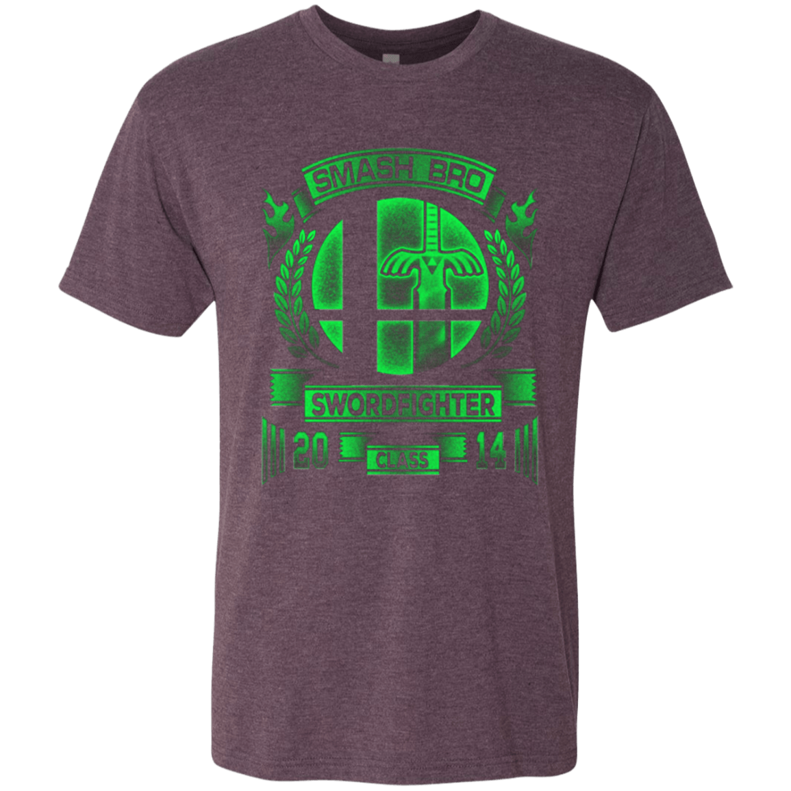 T-Shirts Vintage Purple / Small Smash bros Swordfighter Men's Triblend T-Shirt