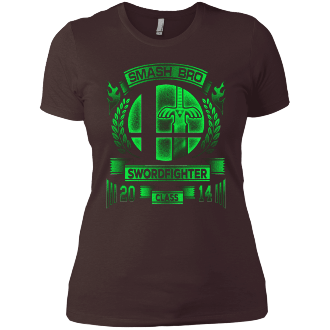 T-Shirts Dark Chocolate / X-Small Smash bros Swordfighter Women's Premium T-Shirt