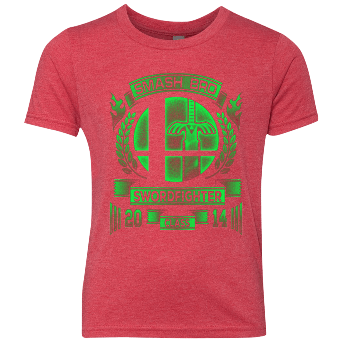 T-Shirts Vintage Red / YXS Smash bros Swordfighter Youth Triblend T-Shirt