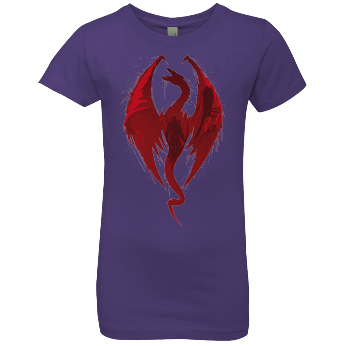 T-Shirts Purple Rush / YXS Smaug's Bane Girls Premium T-Shirt