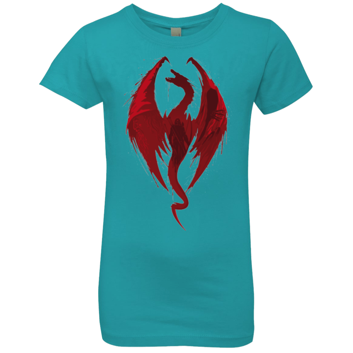T-Shirts Tahiti Blue / YXS Smaug's Bane Girls Premium T-Shirt
