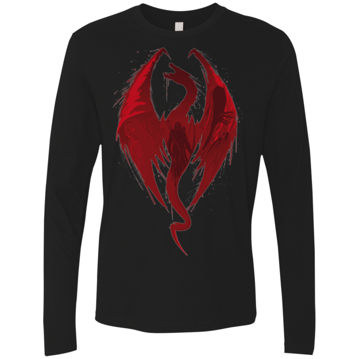 T-Shirts Black / Small Smaug's Bane Men's Premium Long Sleeve