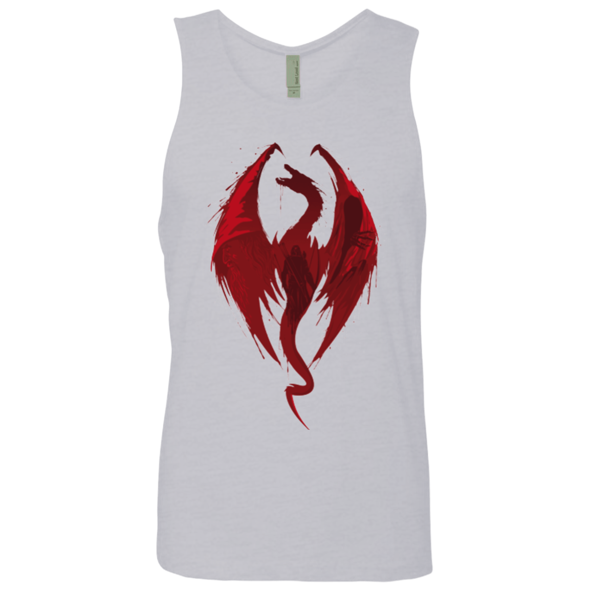 T-Shirts Heather Grey / Small Smaug's Bane Men's Premium Tank Top