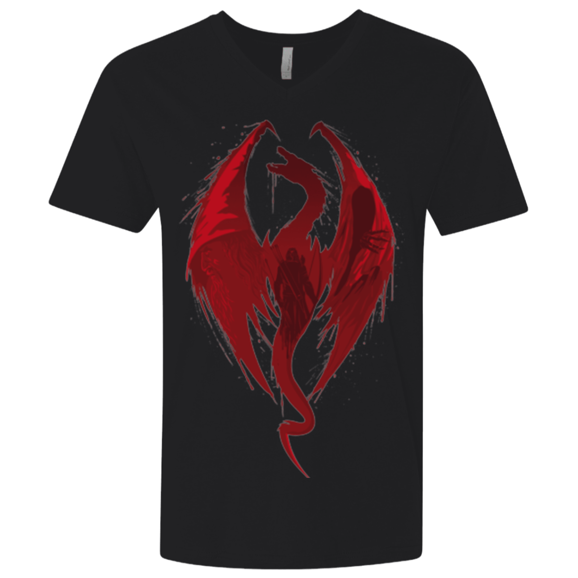 T-Shirts Black / X-Small Smaug's Bane Men's Premium V-Neck