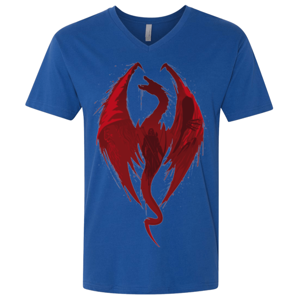 T-Shirts Royal / X-Small Smaug's Bane Men's Premium V-Neck