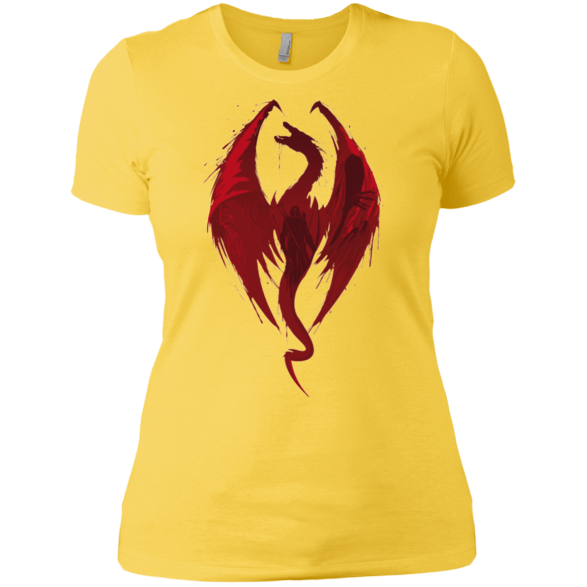 T-Shirts Vibrant Yellow / X-Small Smaug's Bane Women's Premium T-Shirt