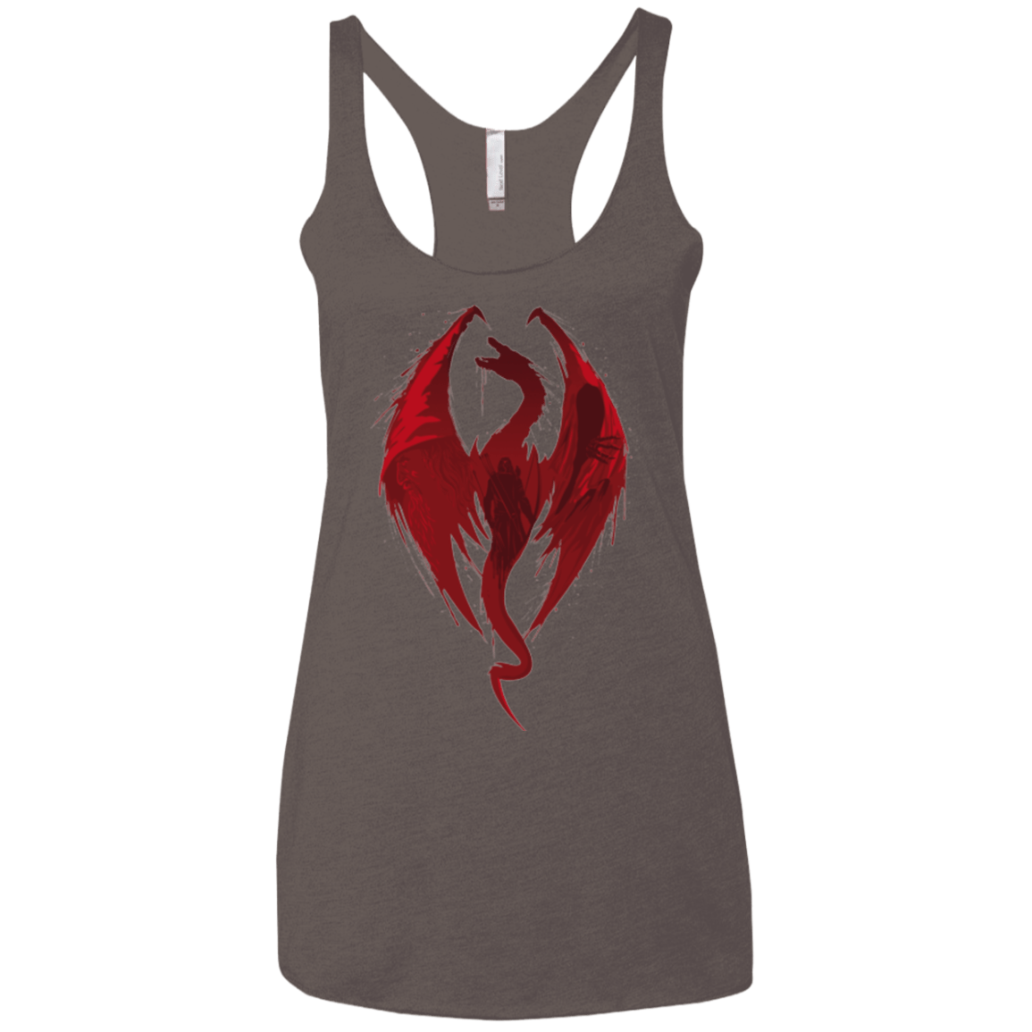 T-Shirts Macchiato / X-Small Smaug's Bane Women's Triblend Racerback Tank