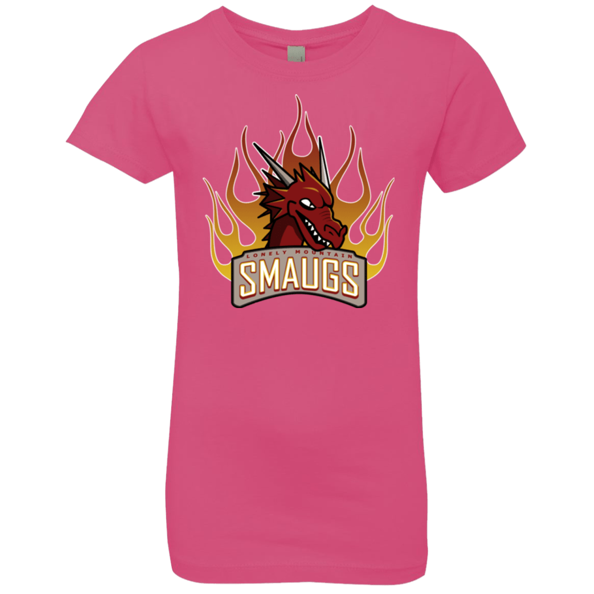 T-Shirts Hot Pink / YXS Smaugs Girls Premium T-Shirt