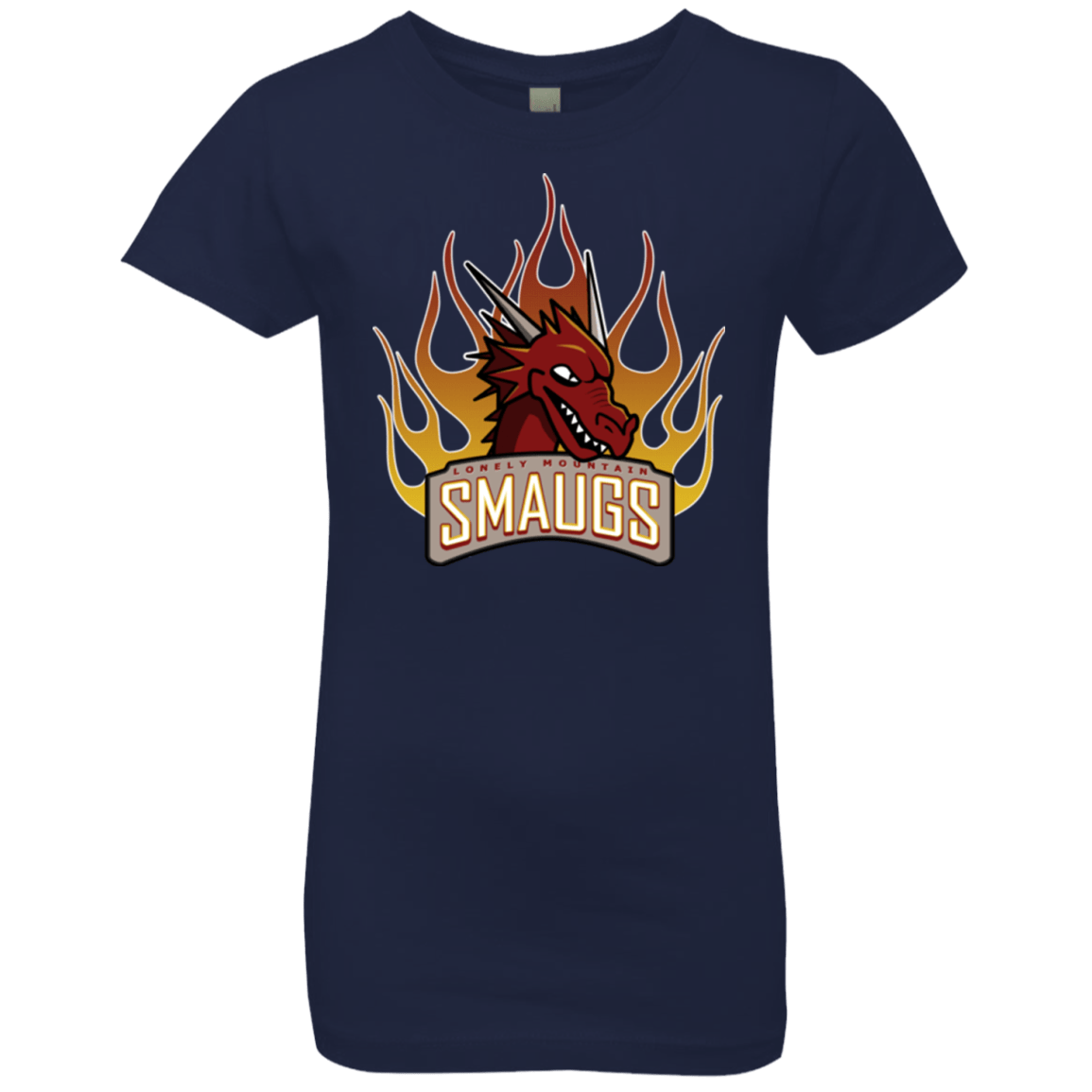T-Shirts Midnight Navy / YXS Smaugs Girls Premium T-Shirt