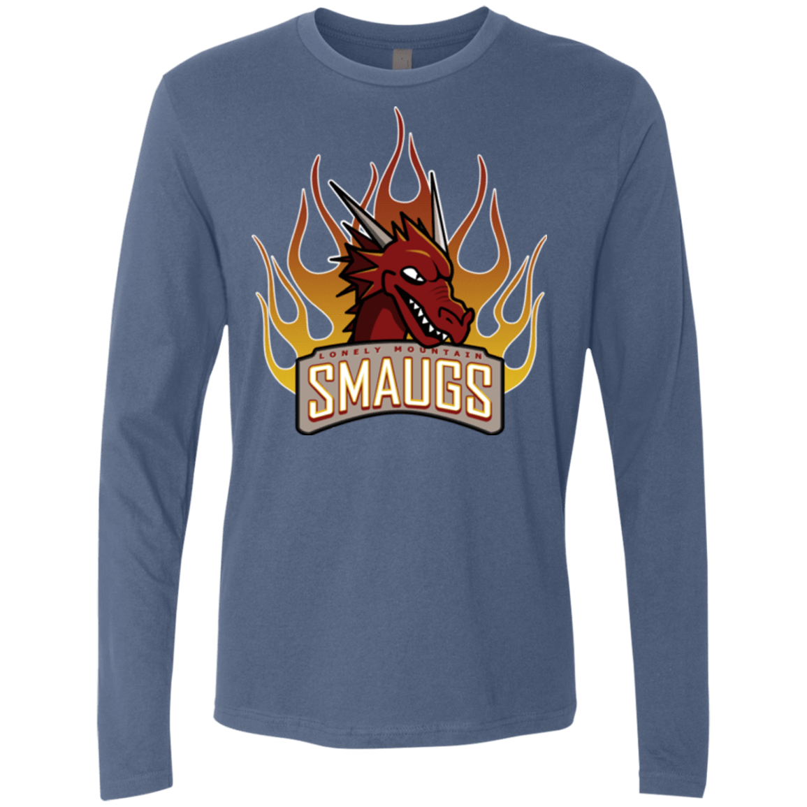 T-Shirts Indigo / Small Smaugs Men's Premium Long Sleeve