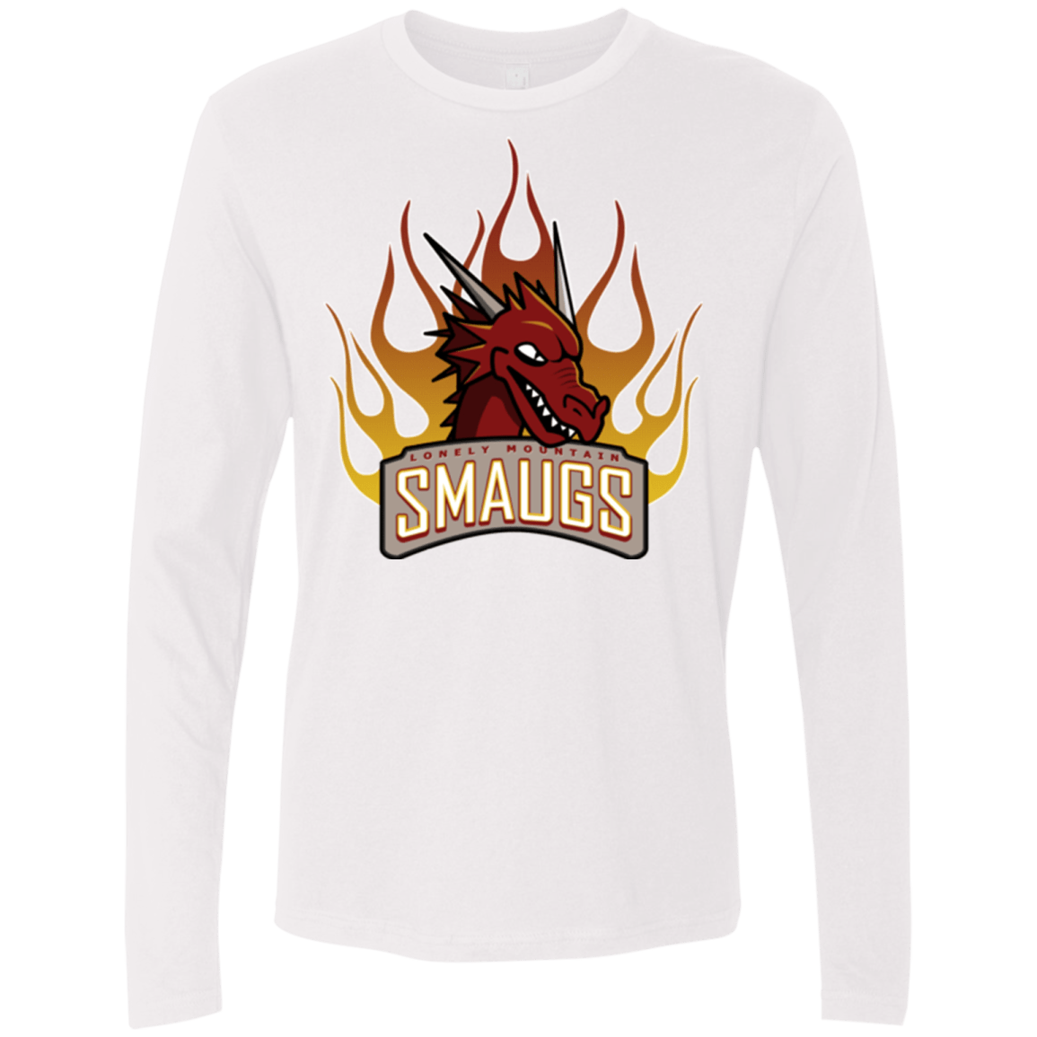 T-Shirts White / Small Smaugs Men's Premium Long Sleeve