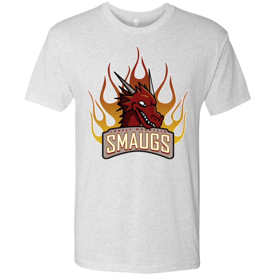 T-Shirts Heather White / Small Smaugs Men's Triblend T-Shirt