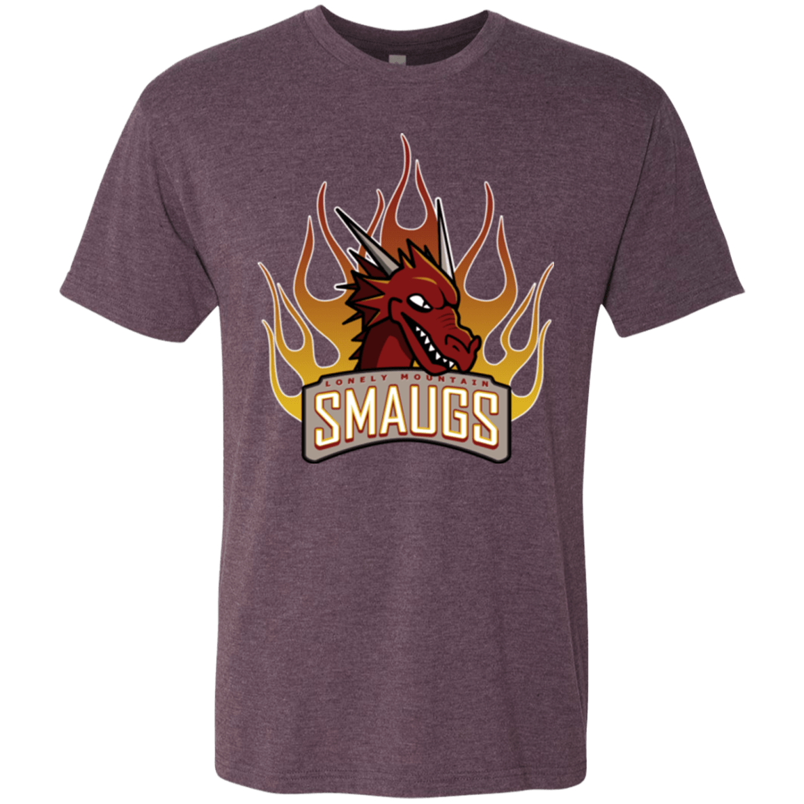 T-Shirts Vintage Purple / Small Smaugs Men's Triblend T-Shirt