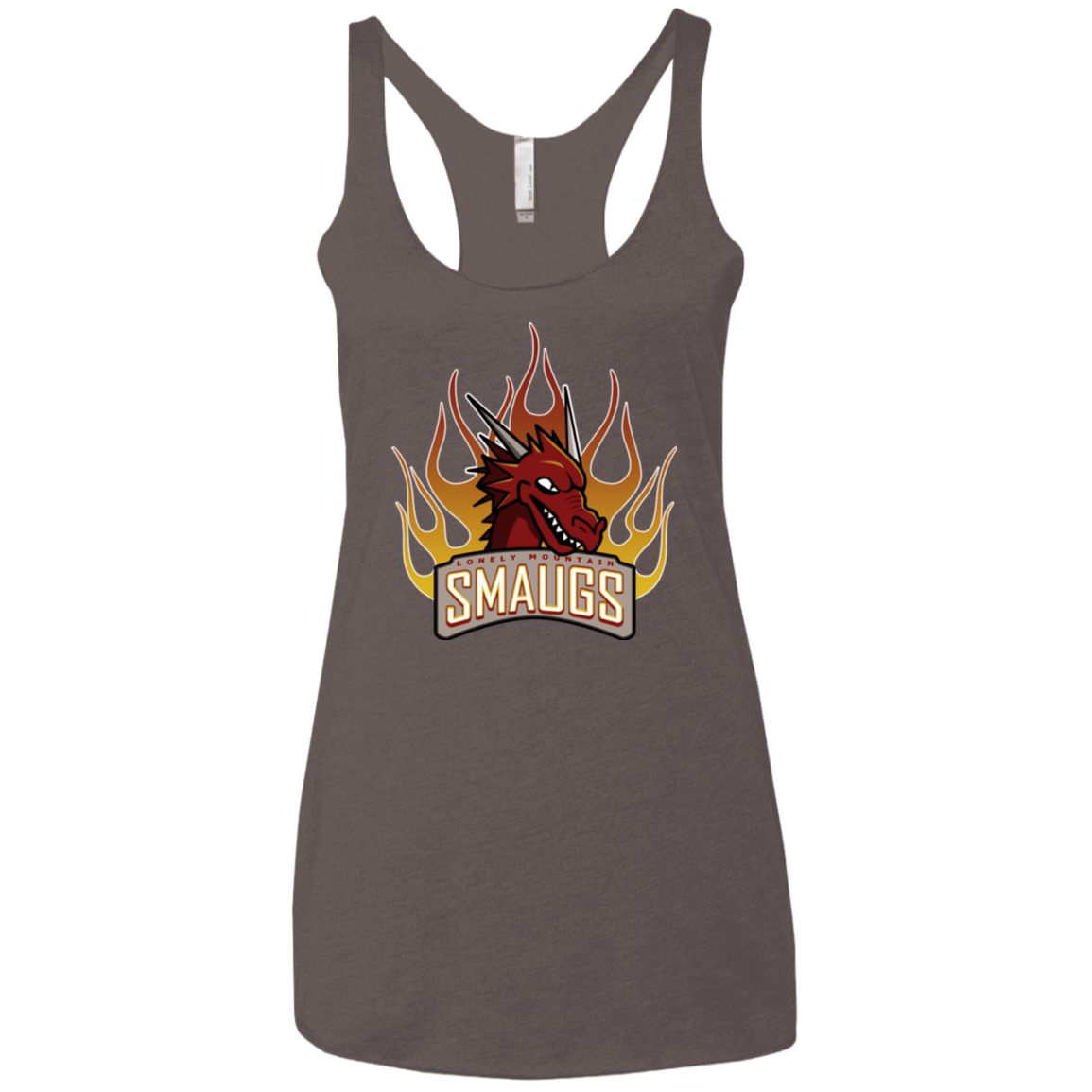 T-Shirts Macchiato / X-Small Smaugs Women's Triblend Racerback Tank