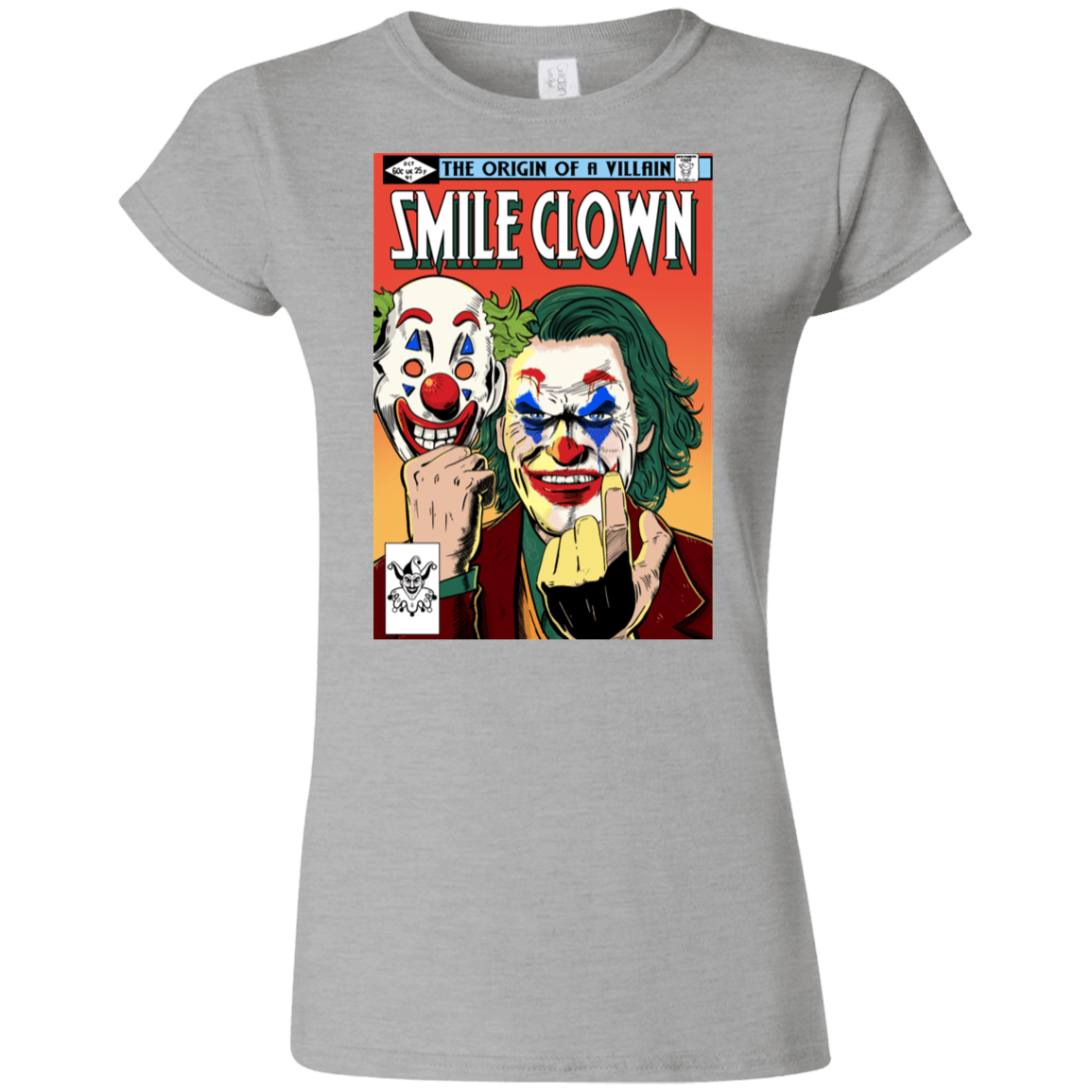 T-Shirts Sport Grey / S Smile Clown Junior Slimmer-Fit T-Shirt