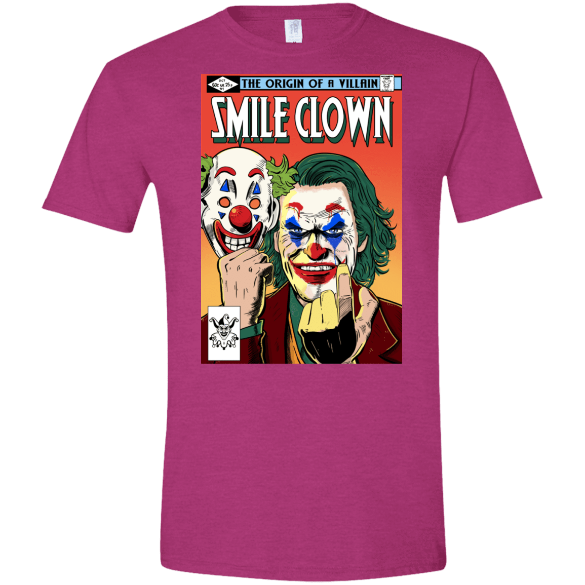 T-Shirts Antique Heliconia / S Smile Clown Men's Semi-Fitted Softstyle