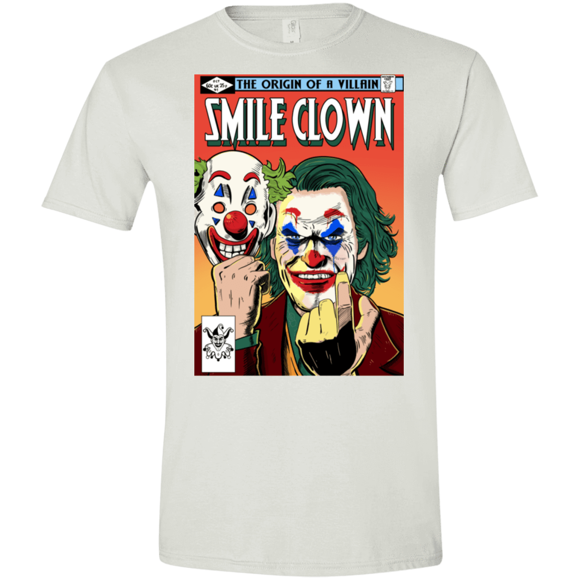 T-Shirts White / X-Small Smile Clown Men's Semi-Fitted Softstyle