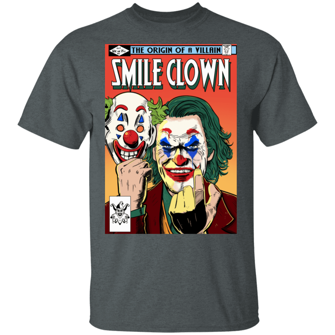 T-Shirts Dark Heather / S Smile Clown T-Shirt