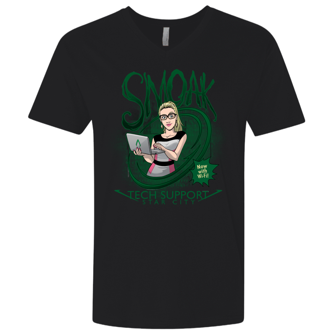 T-Shirts Black / X-Small Smoak Men's Premium V-Neck