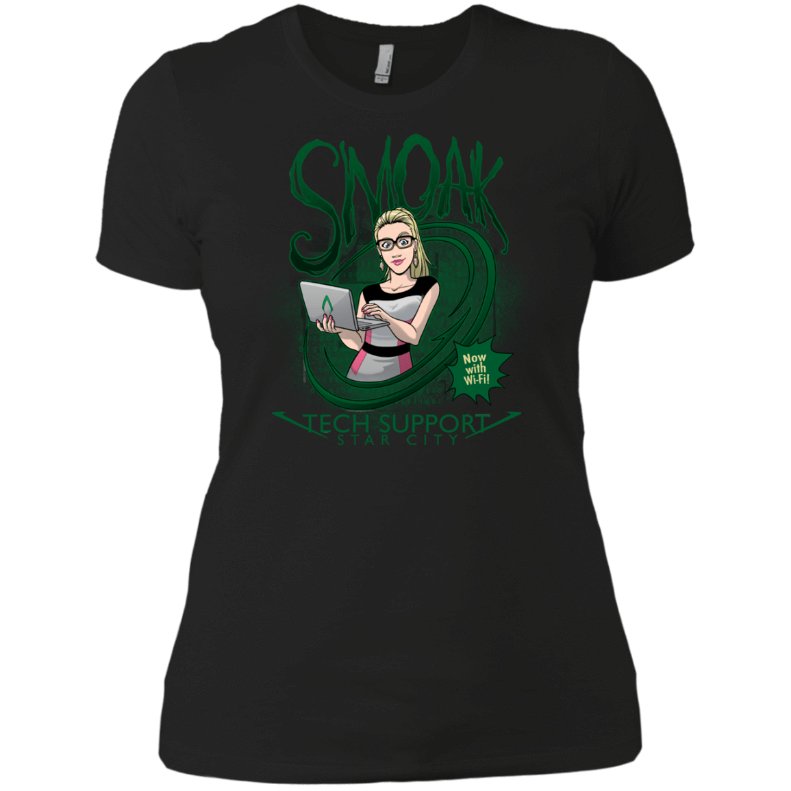 T-Shirts Black / X-Small Smoak Women's Premium T-Shirt