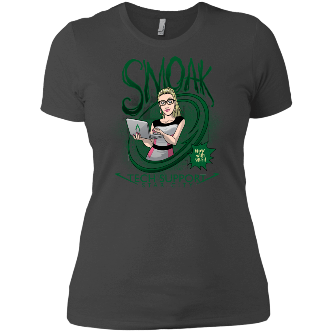 T-Shirts Heavy Metal / X-Small Smoak Women's Premium T-Shirt