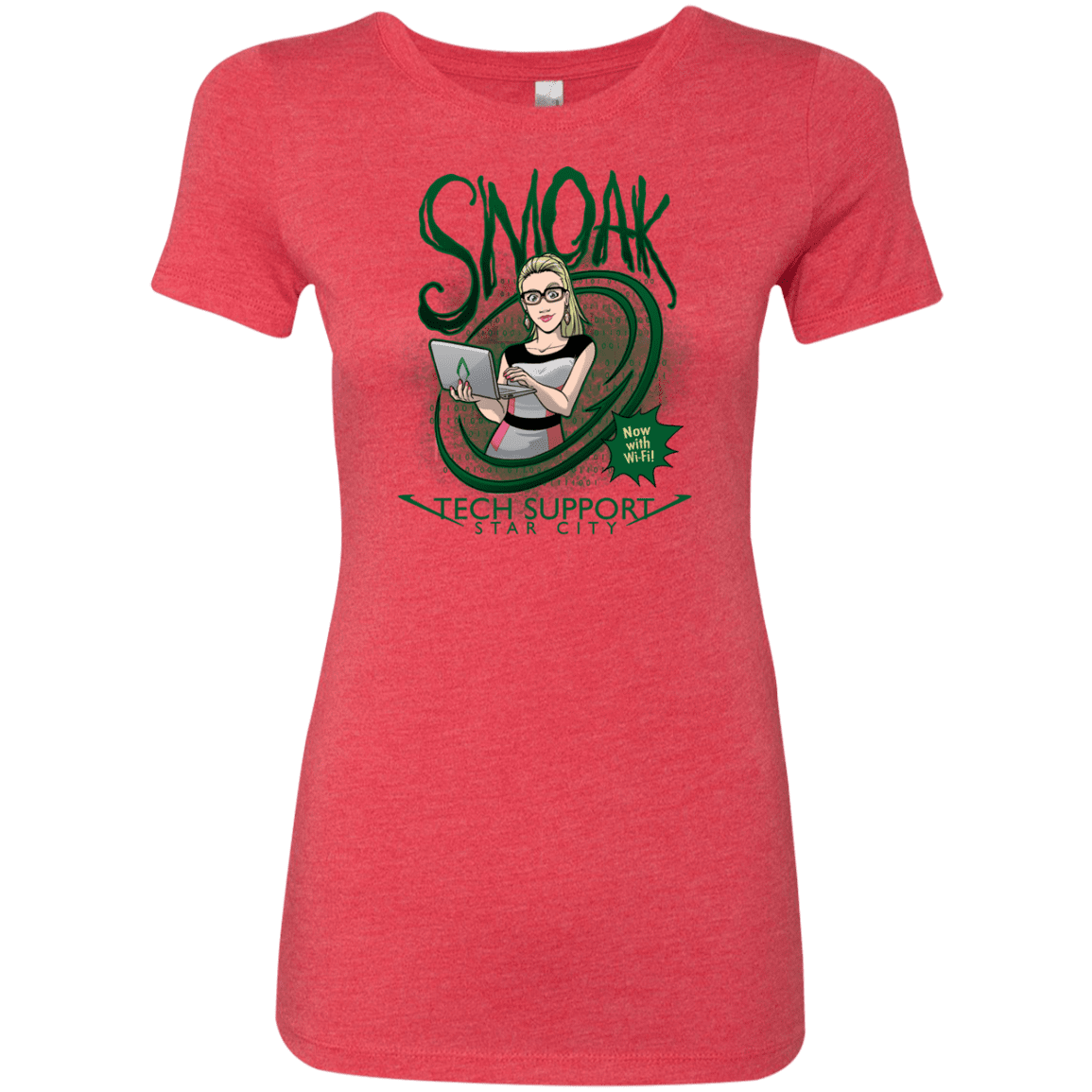 T-Shirts Vintage Red / S Smoak Women's Triblend T-Shirt