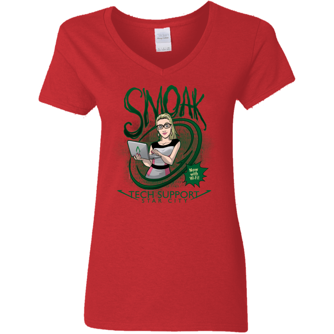 Smoak Women's V-Neck T-Shirt