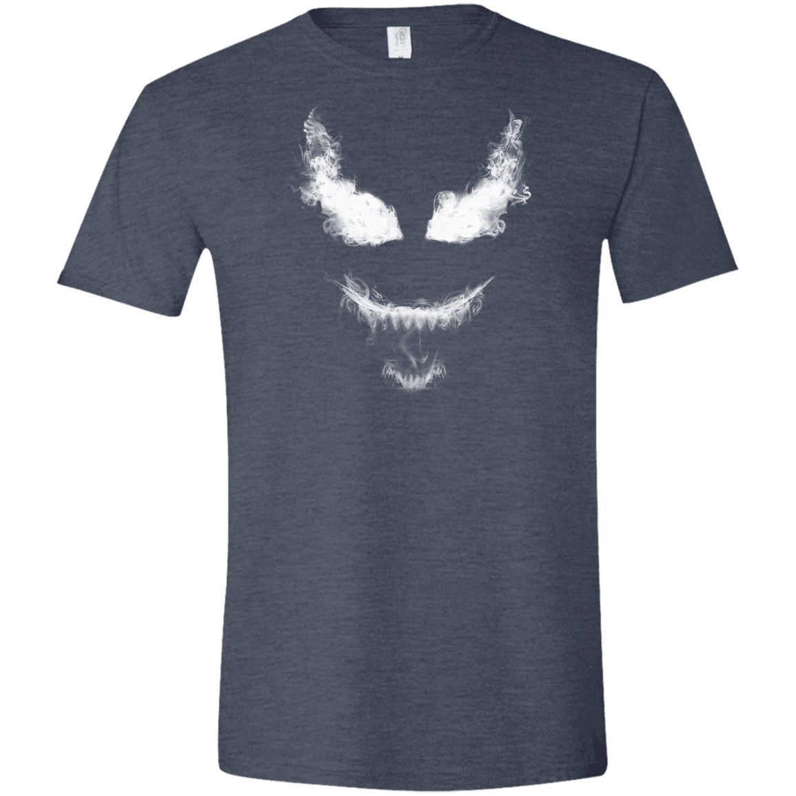 T-Shirts Heather Navy / S Smoke Symbiote Men's Semi-Fitted Softstyle