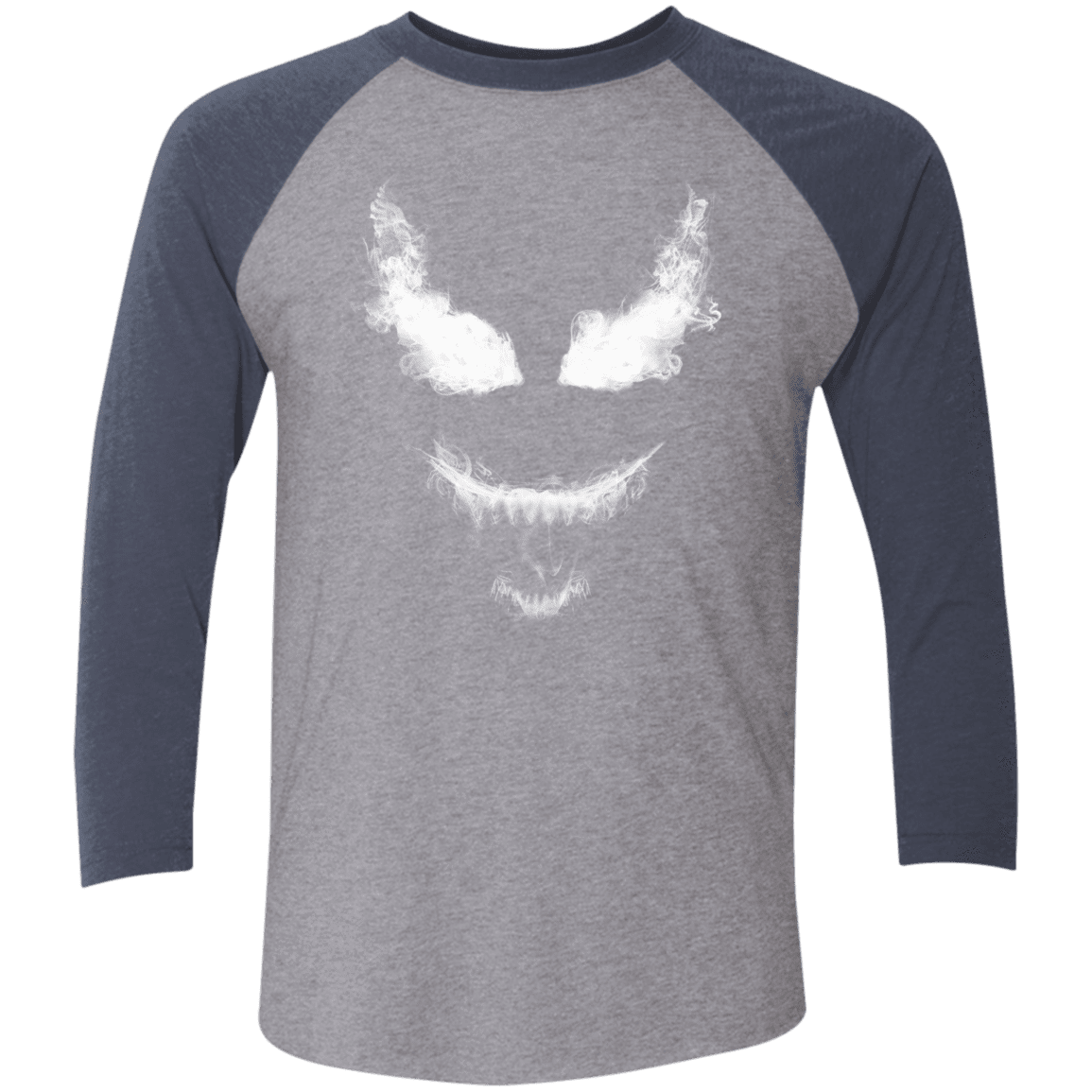 T-Shirts Premium Heather/Vintage Navy / X-Small Smoke Symbiote Men's Triblend 3/4 Sleeve