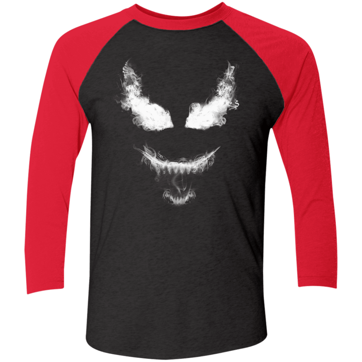T-Shirts Vintage Black/Vintage Red / X-Small Smoke Symbiote Men's Triblend 3/4 Sleeve