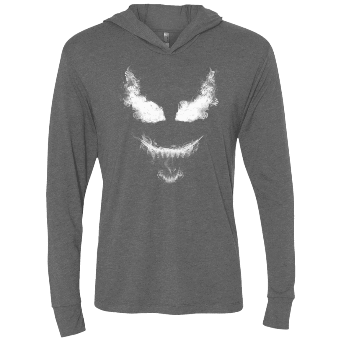 T-Shirts Premium Heather / X-Small Smoke Symbiote Triblend Long Sleeve Hoodie Tee