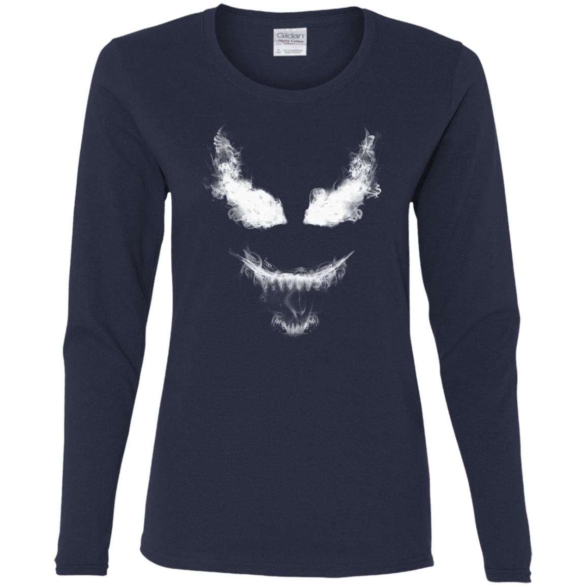 T-Shirts Navy / S Smoke Symbiote Women's Long Sleeve T-Shirt