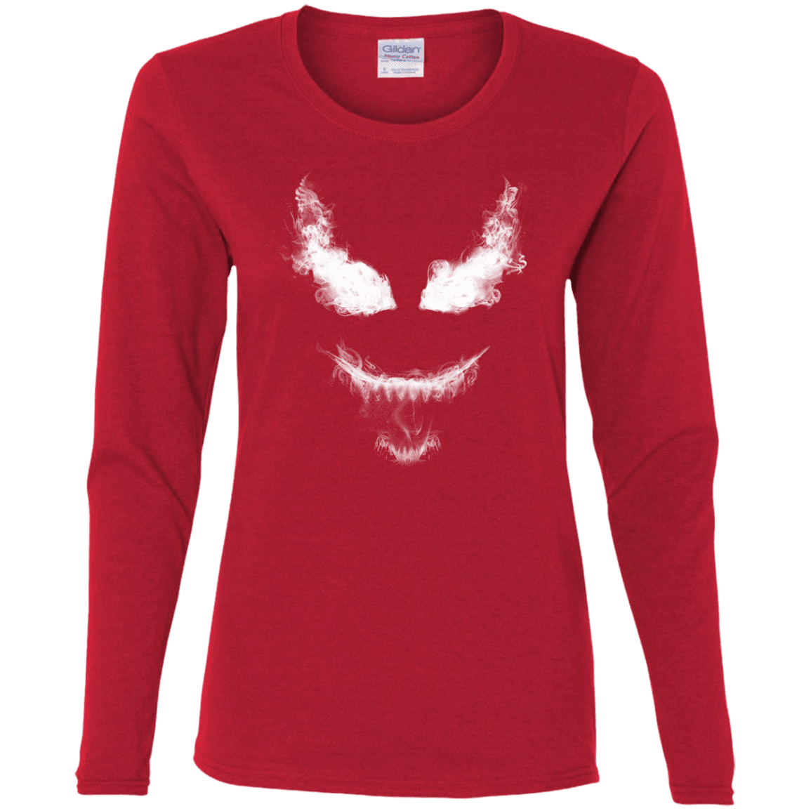 T-Shirts Red / S Smoke Symbiote Women's Long Sleeve T-Shirt